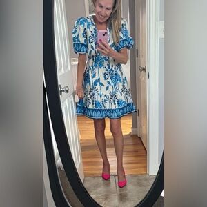 Lilly Pulitzer Kentlee Dress -coconut swaying in the breeze